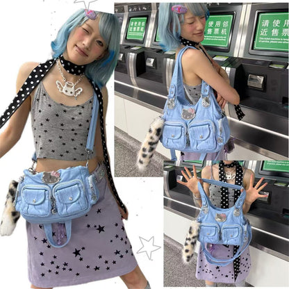 KT Multi-Pocket Shoulder Bag bag Hottie