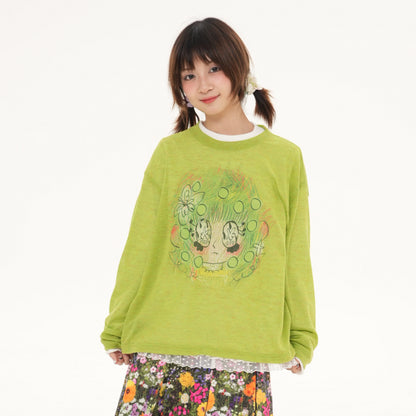 I'm Not a Jerk - Green Polka Sweatshirt shirt I‘m Not a Jerk