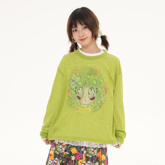I'm Not a Jerk - Green Polka Sweatshirt shirt I‘m Not a Jerk