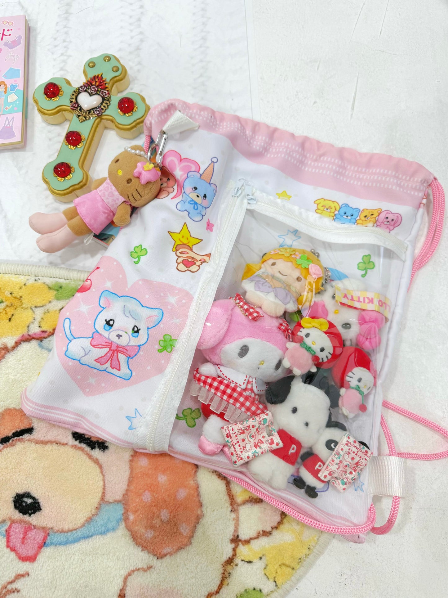 KaiXin Hostel - Kawaii Drawstring Backpack Bag KaiXin hostel