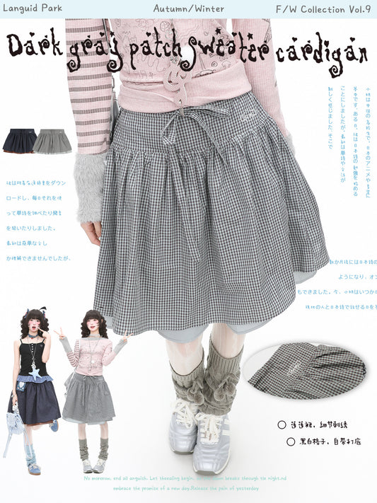 Languid Park - Plaid Layered Midi Skirt skirt Languid Park