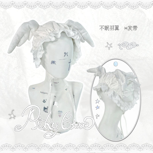 PICKY BONE - Star Angel Wing Headband Hat hat picky bone