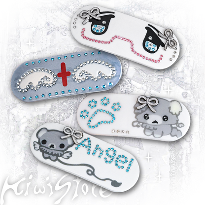 Kiwi Store - Y2K Digital Dreamcore Hair Clip Set hair clip kiwi store