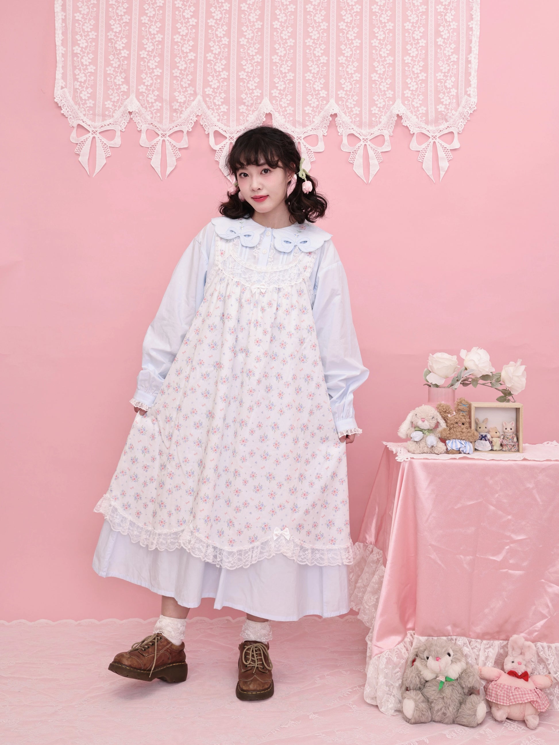 SemenCoicis - Kawaii Lace Layered Dress dress SemenCoicis