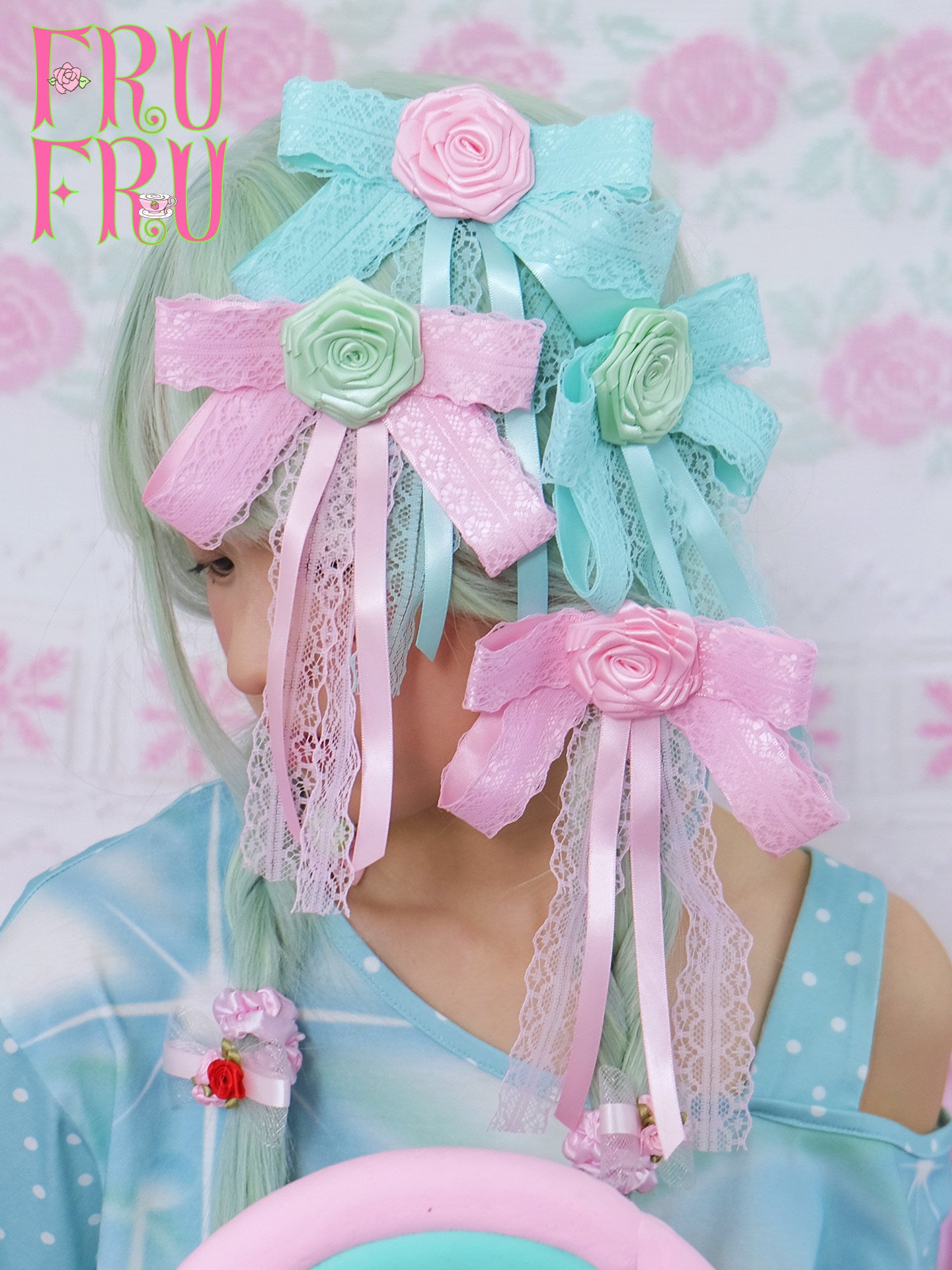 frufru - Vintage Bow Hair Clip Brooch hair clip frufru