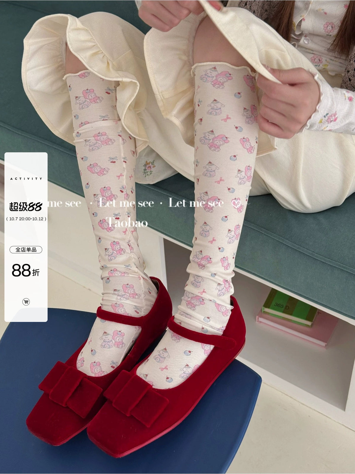 LET ME SEE - Sweet Slouch Knee-High Socks socks let me see