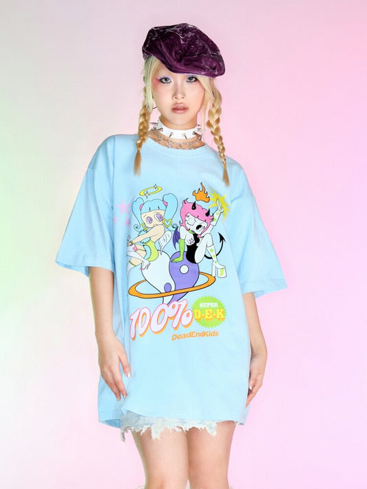DeadEndKids - Cartoon Print Oversized Tee tee DeadEndKids