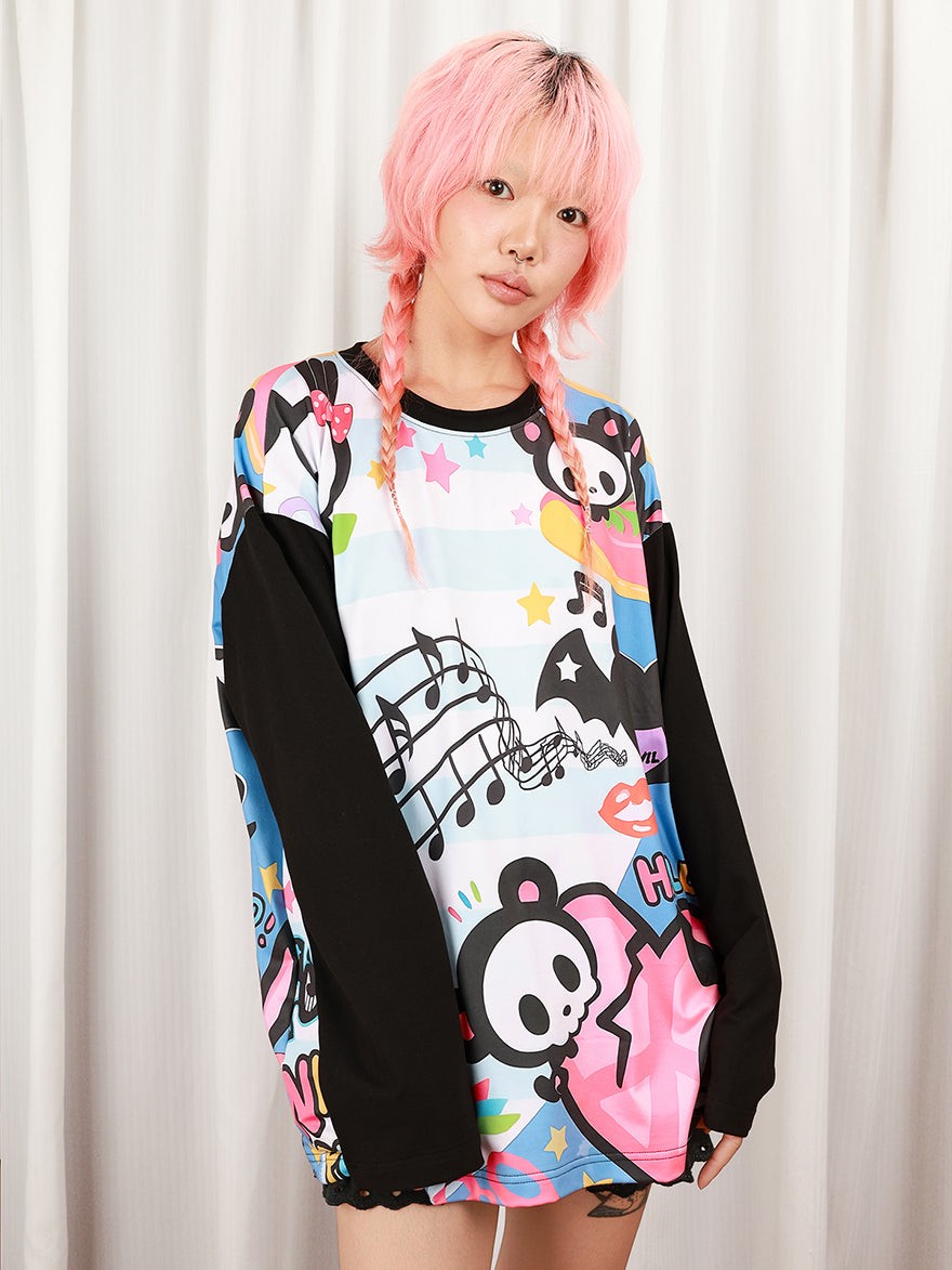 Nihon Kids - Emokid Skull Bunny Top shirt NIHON KIDS
