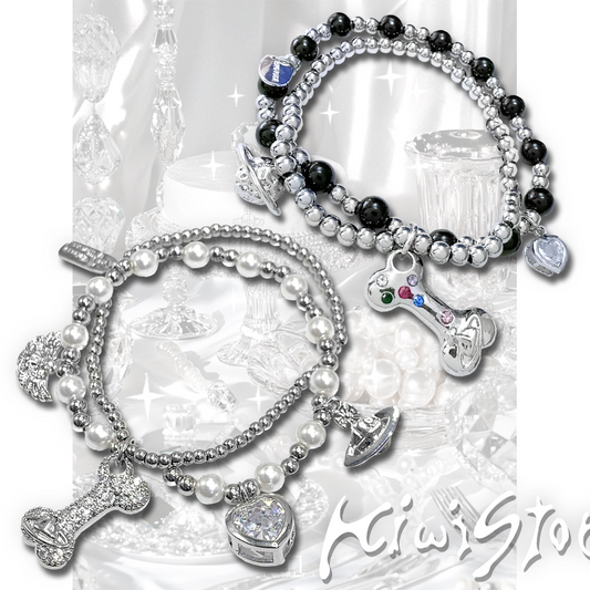 Kiwi Store - Y2K Saturn Bone Bracelet bracelet kiwi store