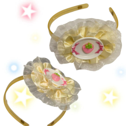 Salty Gummy - Strawberry Ribbon Headband headband Salty Gummy