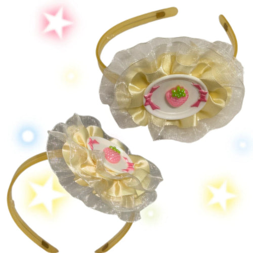 Salty Gummy - Strawberry Ribbon Headband headband Salty Gummy