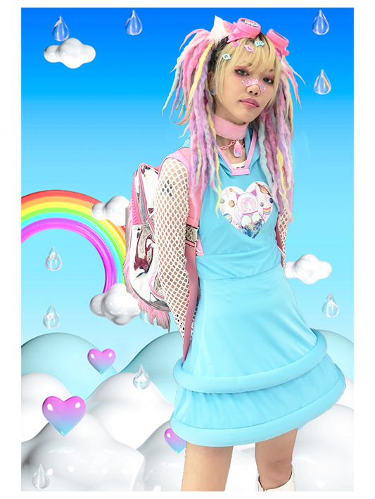 NIHONKIDS - Harajuku Space Cat Dress dress NIHON KIDS