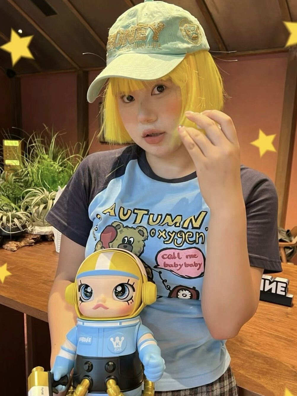 Autumn Oxygen - Kawaii Bear Raglan T-Shirt tee Autumn Oxygen