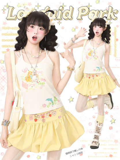 Languid Park - Dolphin Print Cami Top camisole Languid Park