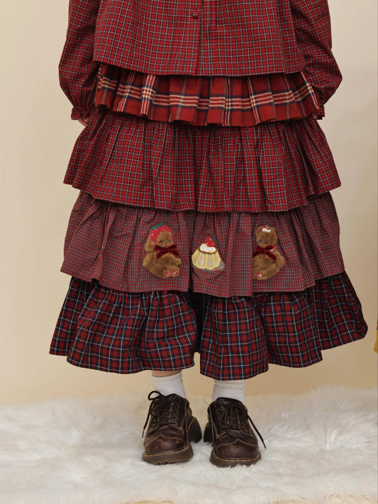 SemenCoicis - Kawaii Skirt Ruffle Tiered Cake Skirt skirt SemenCoicis