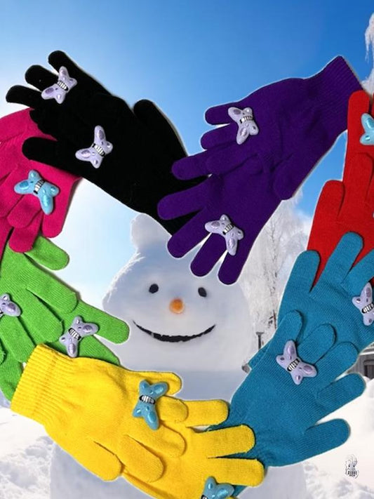 BunnyBunnyGun - Decora Kei Cute Knit Winter Gloves gloves bunnybunnygun