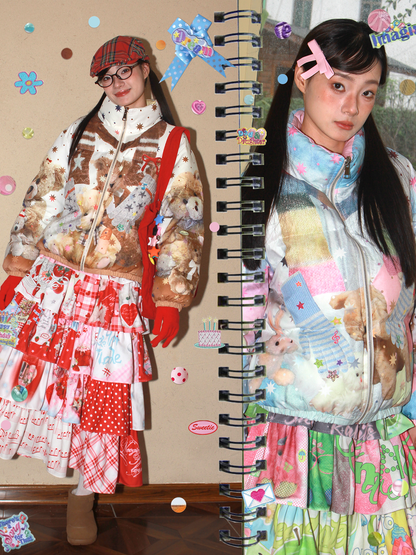 NeogoMade - Kawaii Reversible Sweet Short Jacket jacket NeogoMade