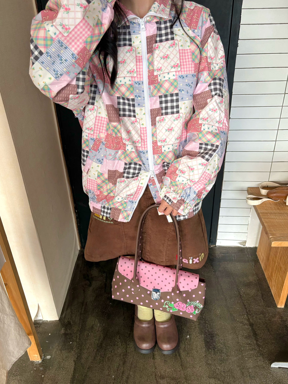 KaiXin hostel - Original Patchwork Print Jacket jacket KaiXin hostel