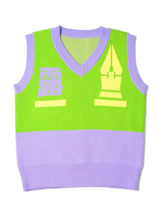 MeowMeow Bug – Decora Kei JOJO Cat Sweater Vest vest MeowMeow Bug