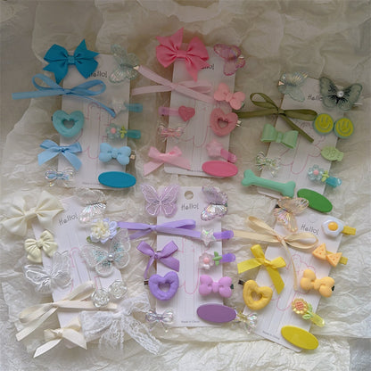 Butterfly Cute Kawaii Hair Clips Set hair clip candy