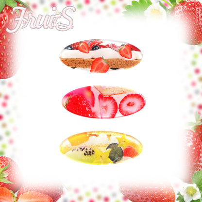 FRUITS - Strawberry Fruit Cake Hair Clip | Kawaii Japanese Hair Accessory hair clip Fruits