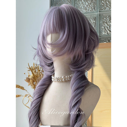 Alice Garden - Purple Long Curly Wig | Lolita Anime Inspired JK Hair wig Alice Garden