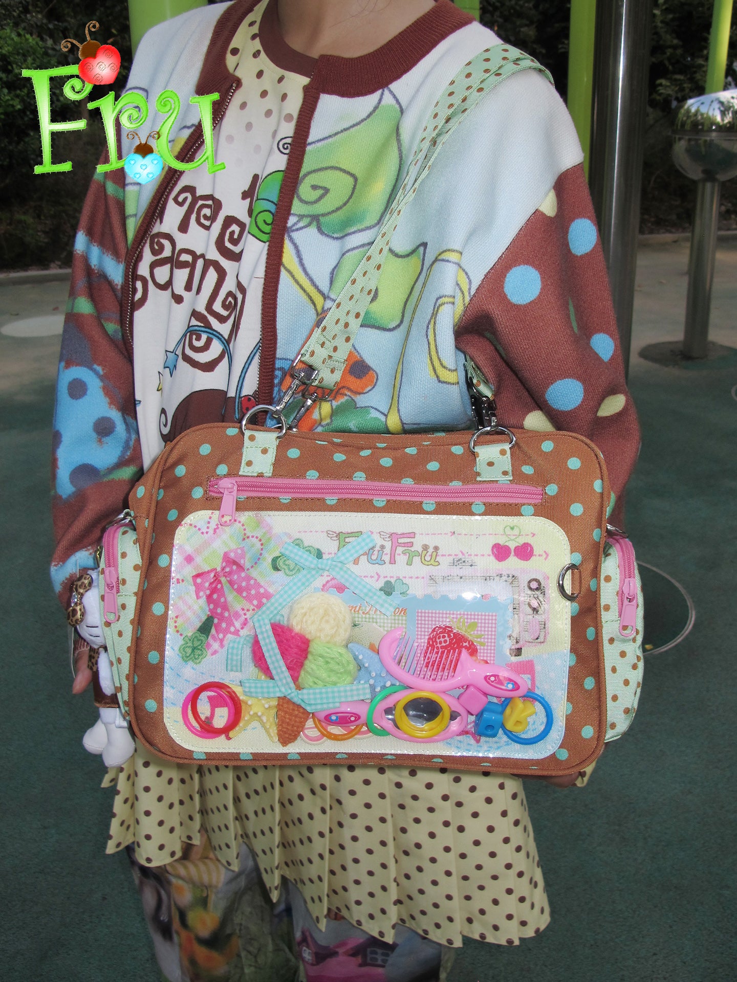 FruFru - Kawaii Itabag Printed Transparent Crossbody Itabag bag frufru