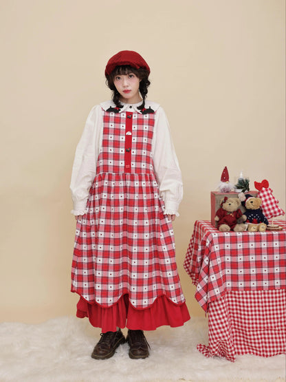 SemenCoicis - Vintage Heart Jacquard Dress dress SemenCoicis