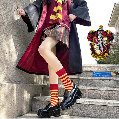 Harajuku Black Letter Stripe School Socks Harry Potter Socks