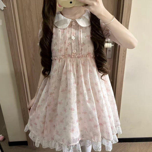 Blurred Bear - Fairy Doll Collar Dress dress Blurred Bear