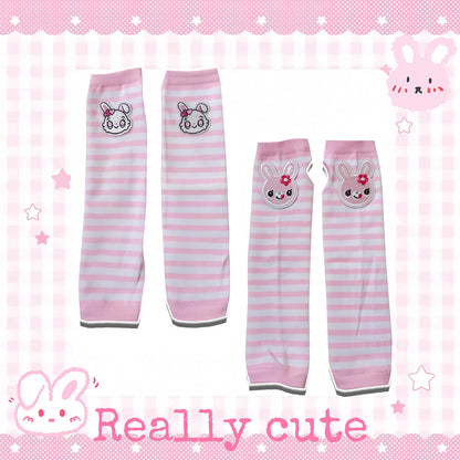 Subculture Bunny Fingerless Sun Sleeves sleeves really cute