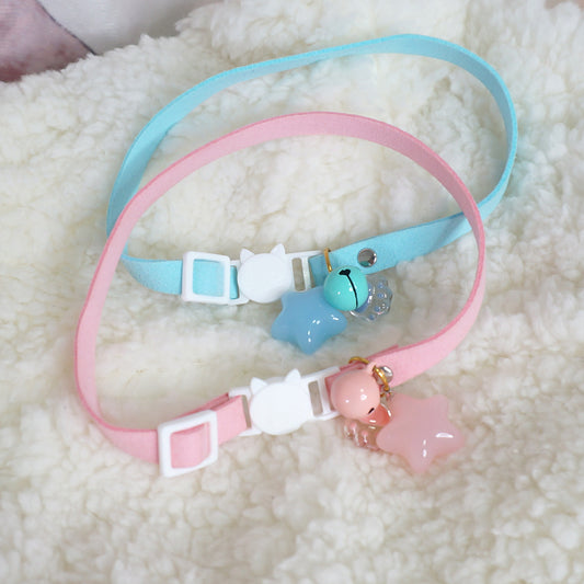 MaoJiang - Decora Kei Bell & Star Choker Necklace necklace maojiang