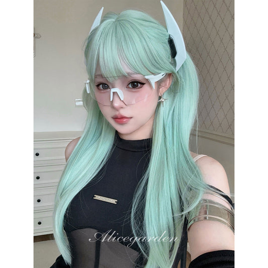Alice Garden - Mint Green Straight Long Wig wig Alice Garden