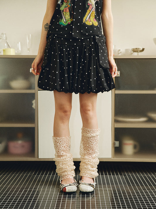 Have a Meal - Polka Dot Bubble Skirt skirt have a meal