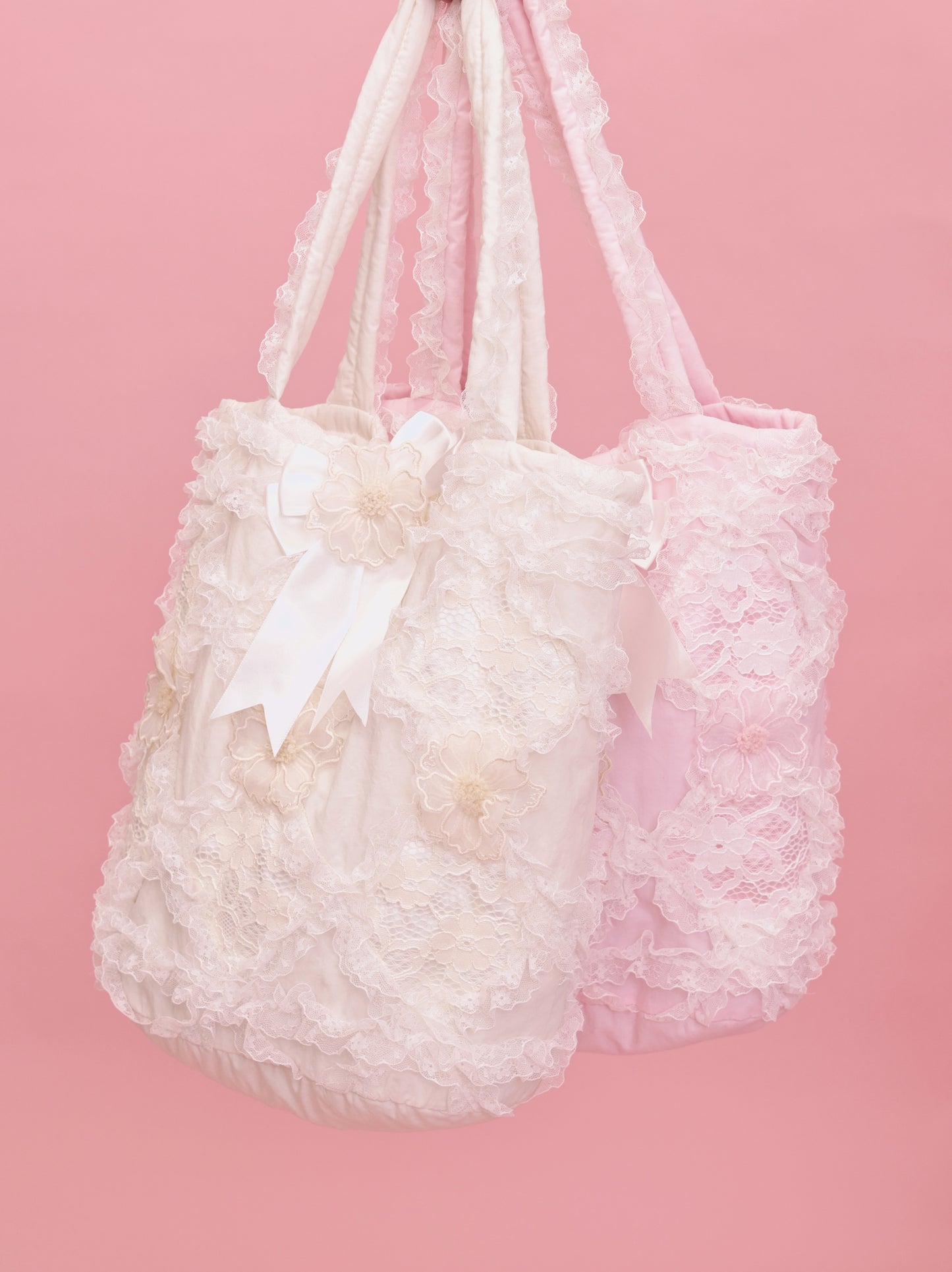 SemenCoicis - Kawaii Lace Satin Shoulder Bag bag SemenCoicis