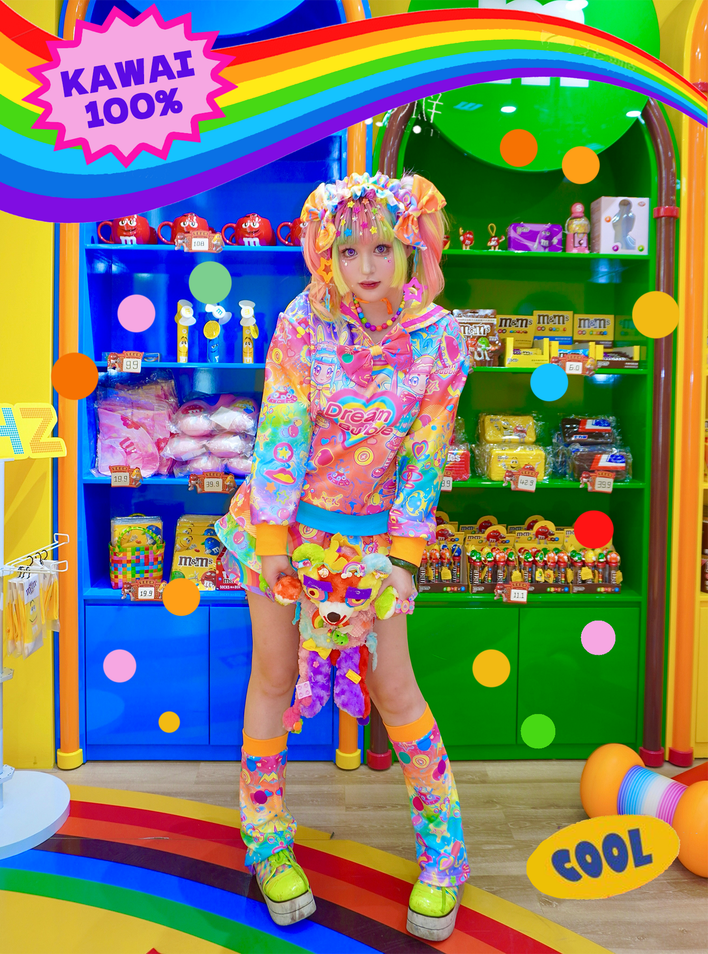 Dream Bubble - Decora Rainbow Sailor Sweat Set set Dream Bubble