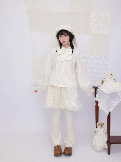 SemenCoicis - Crochet Patchwork Knit Pants pants SemenCoicis