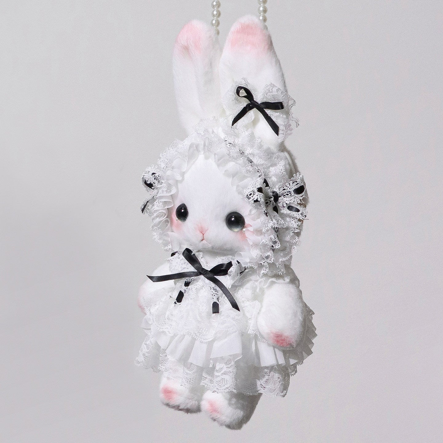Bear Planet - Plush Bunny Convertible Bag bag Bear Planet Black