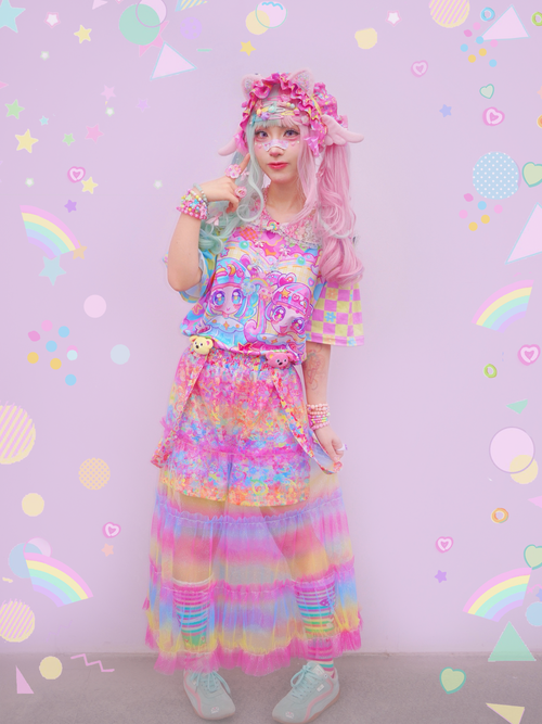 Dream Bubble - Pastel Gradient Sparkle Tulle Dress skirt Dream Bubble