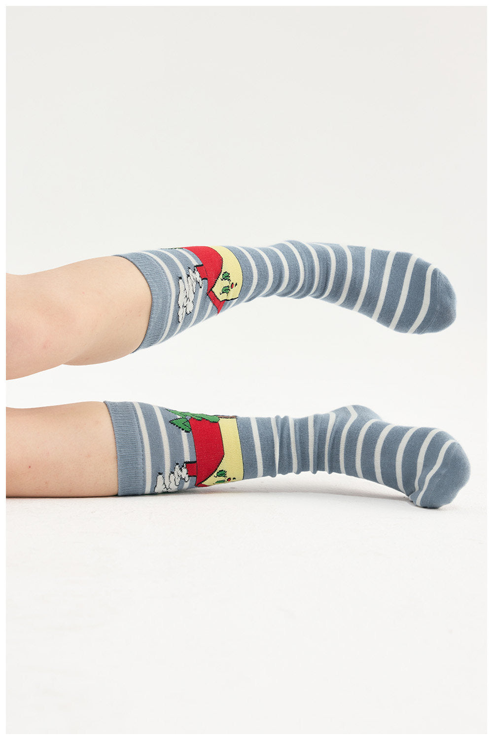 tntntutu - Teddy Cottage Striped Knit Socks socks tntntutu