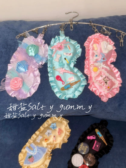 Salty Gummy - Y2K Barbie Satin Sleep Mask mask Salty Gummy