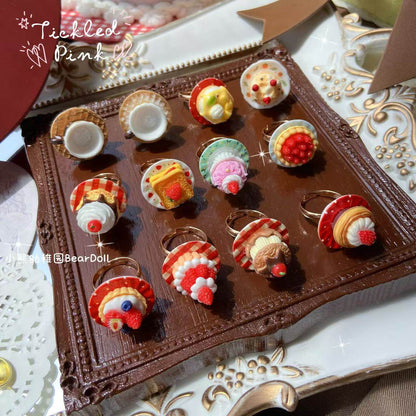 Bear Doll - Cake Dessert Ring ring Bear Doll