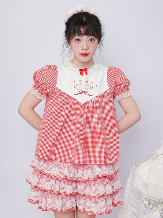 SemenCoicis - Swan Embroidered Doll Set set SemenCoicis