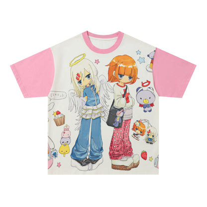 BlackBerry – Doll Girl Oversized Tee tshirt BlackBerry
