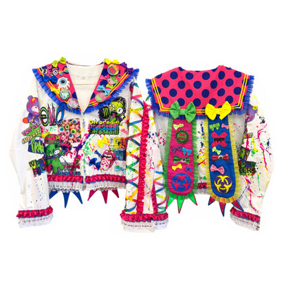 RedDevil - Colorful Decora Kei Sailor Uniform Set set Red Devil