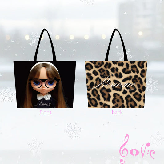 Oogreenapple - Doll Leopard Tyvek Tote Bag bag Oogreenapple