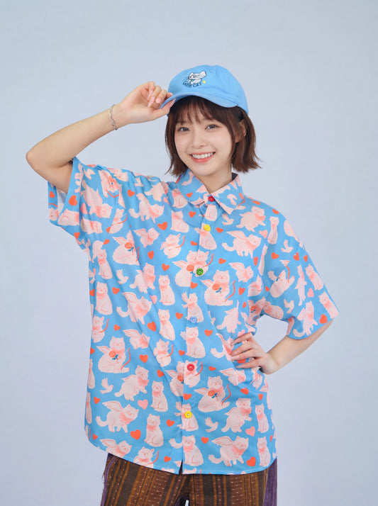 MeowMeow Bug - Angel Cat Shirt shirt MeowMeow Bug