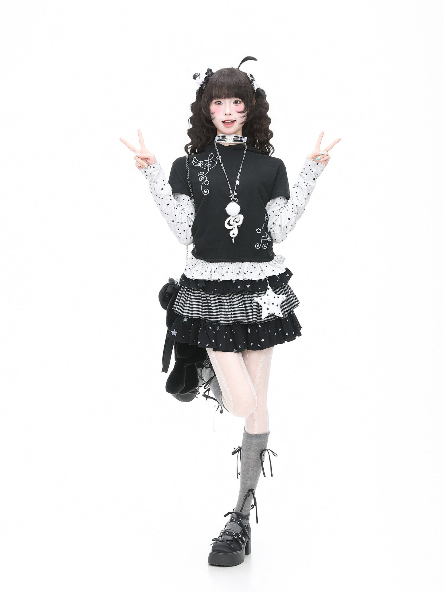 Languid Park - Star Stripe Puff Skirt skirt Languid Park