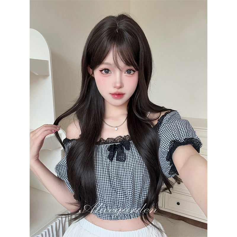 Alice Garden - Black Tea Long Wavy JK Full Wig wig Alice Garden