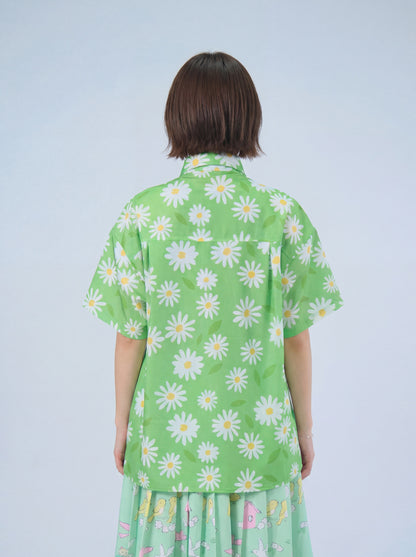 MeowMeow Bug - Green Cow Print Shirt shirt MeowMeow Bug